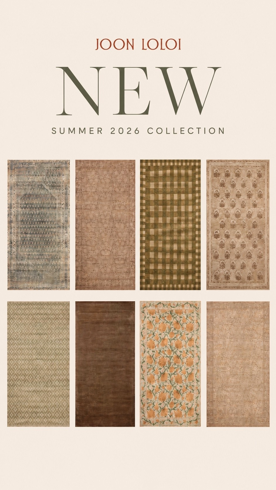NEW Joon Loloi summer 2026 collection

#LTKSeasonal #LTKU #LTKHome