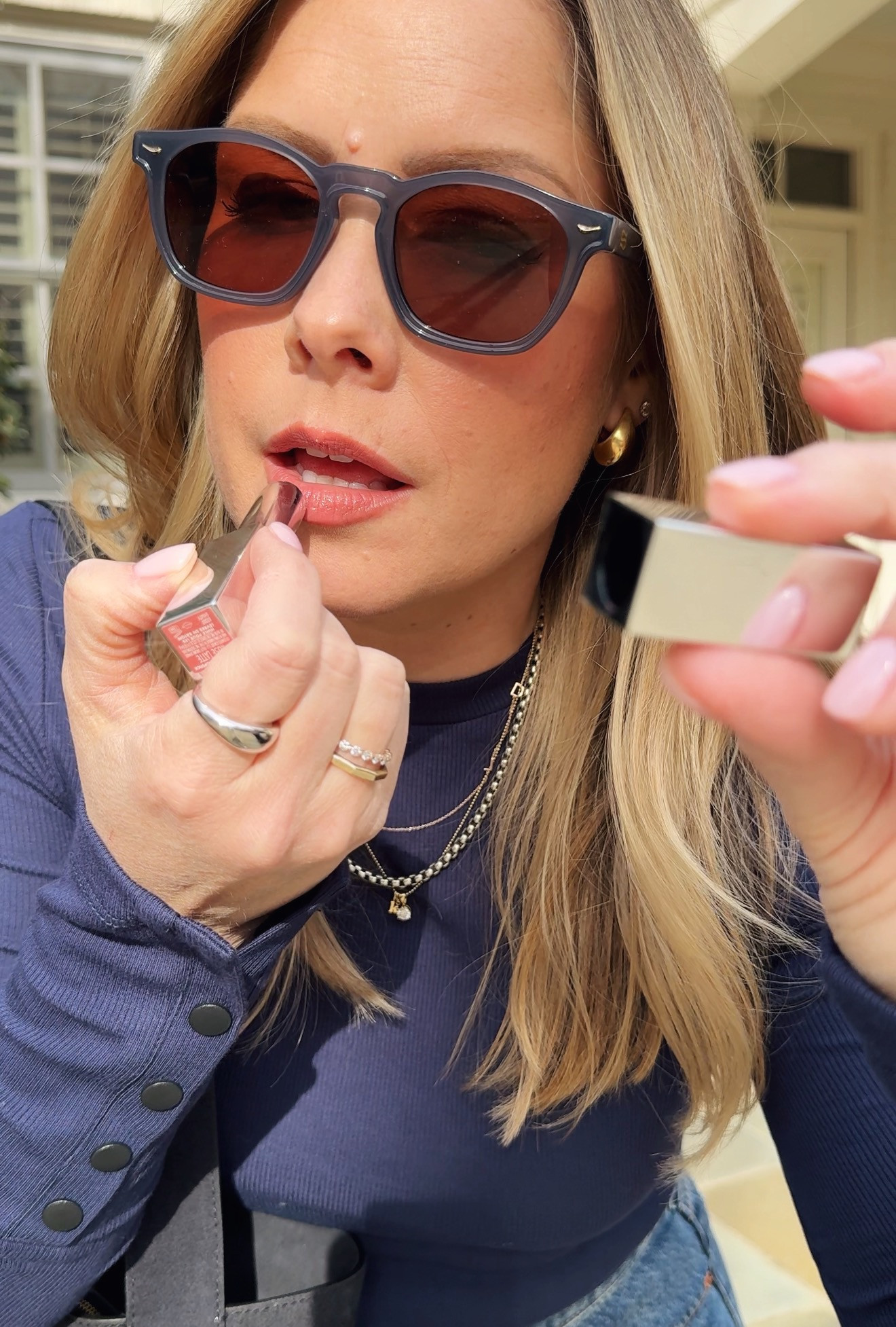 Rose latte is the perfect soft nude pink in the new ELF slipsticks