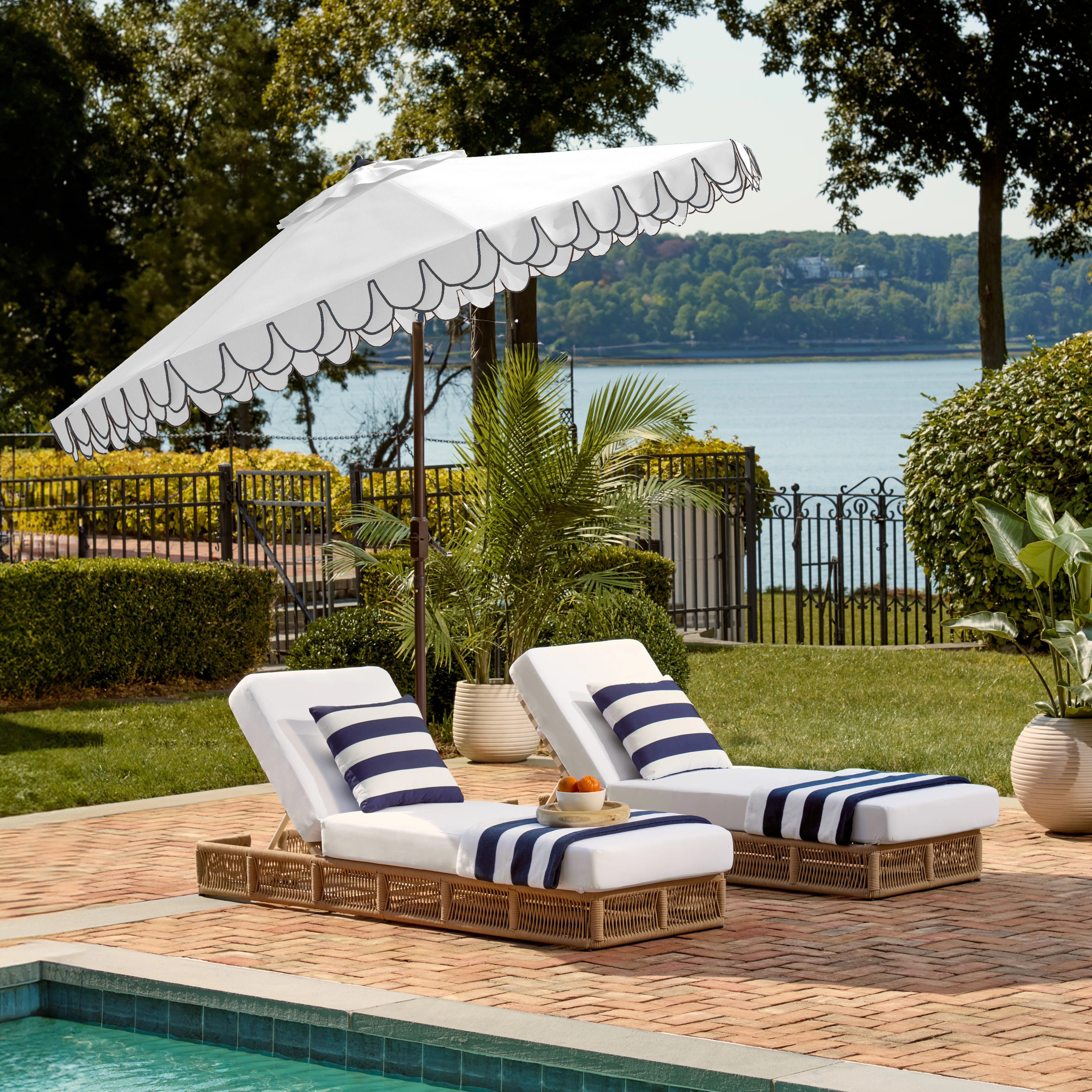 Birch Lane™ Iago Outdoor Umbrella & Reviews - Wayfair Canada | Wayfair North America