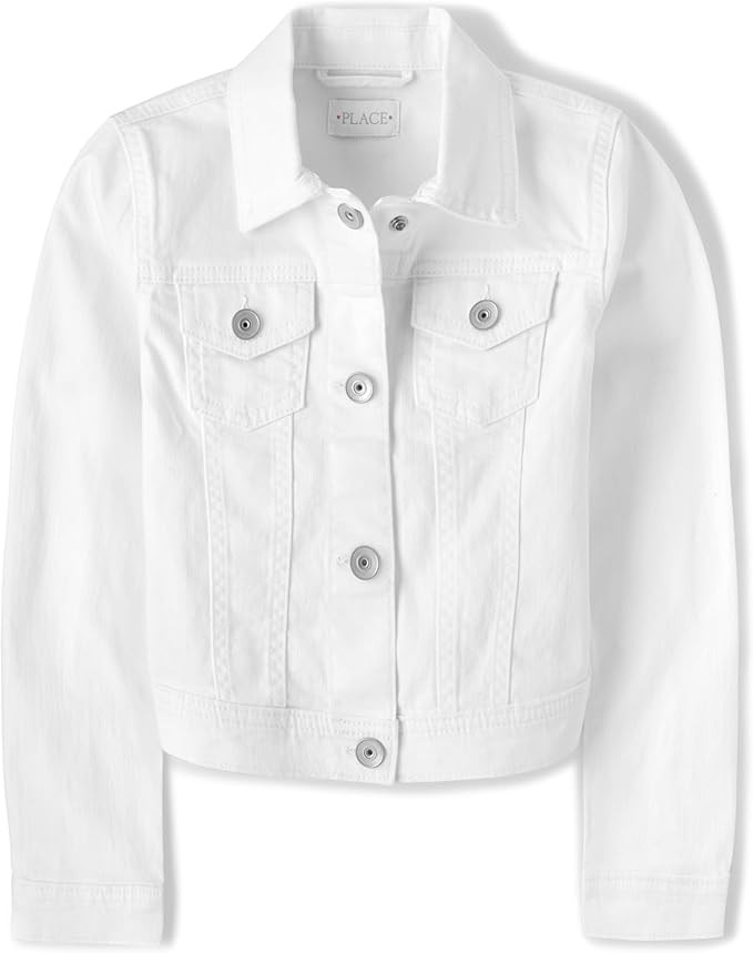 The Children's Place Girls' Basic Denim Jacket | Amazon (US)