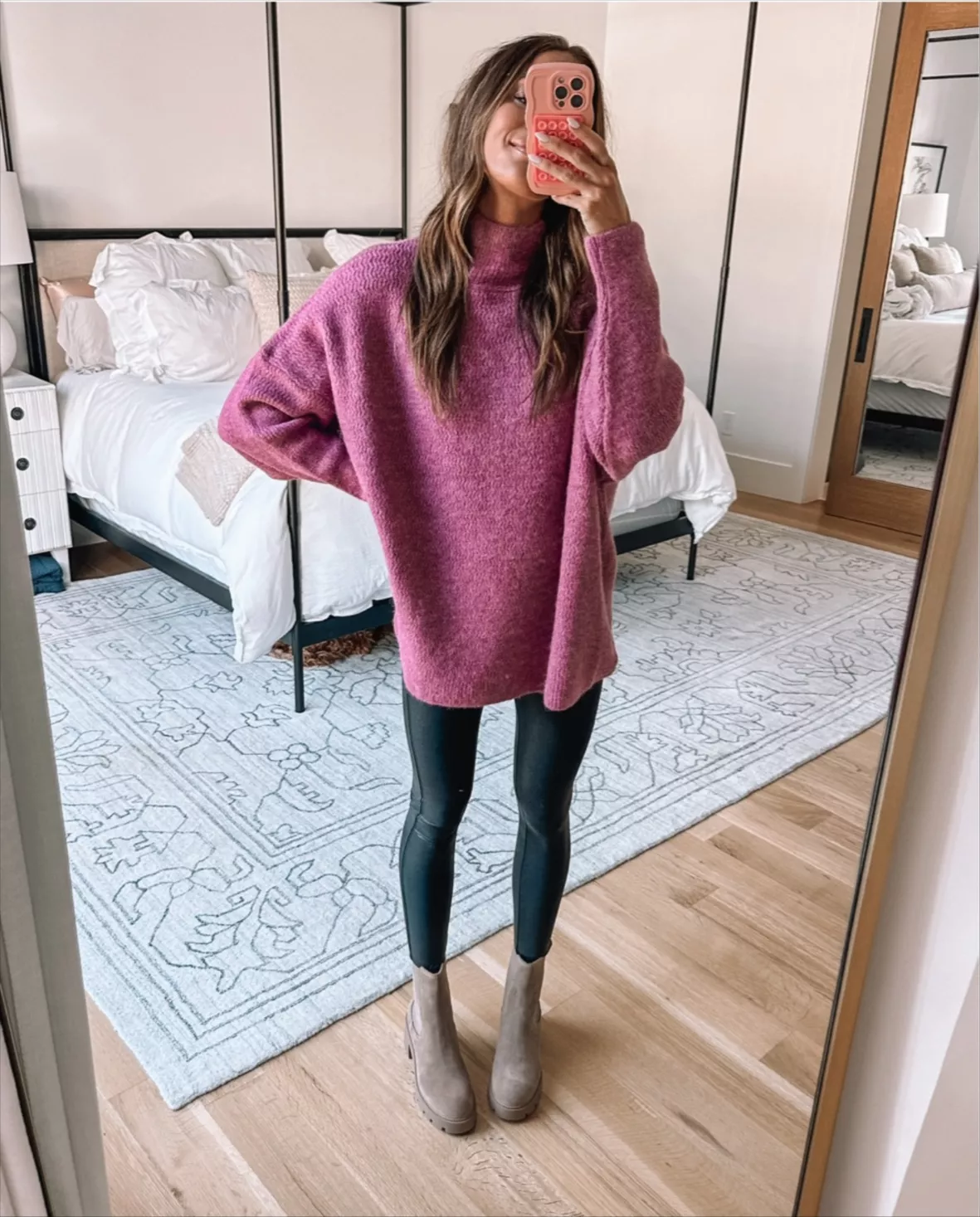 Oversize Mock Neck Sweater curated on LTK