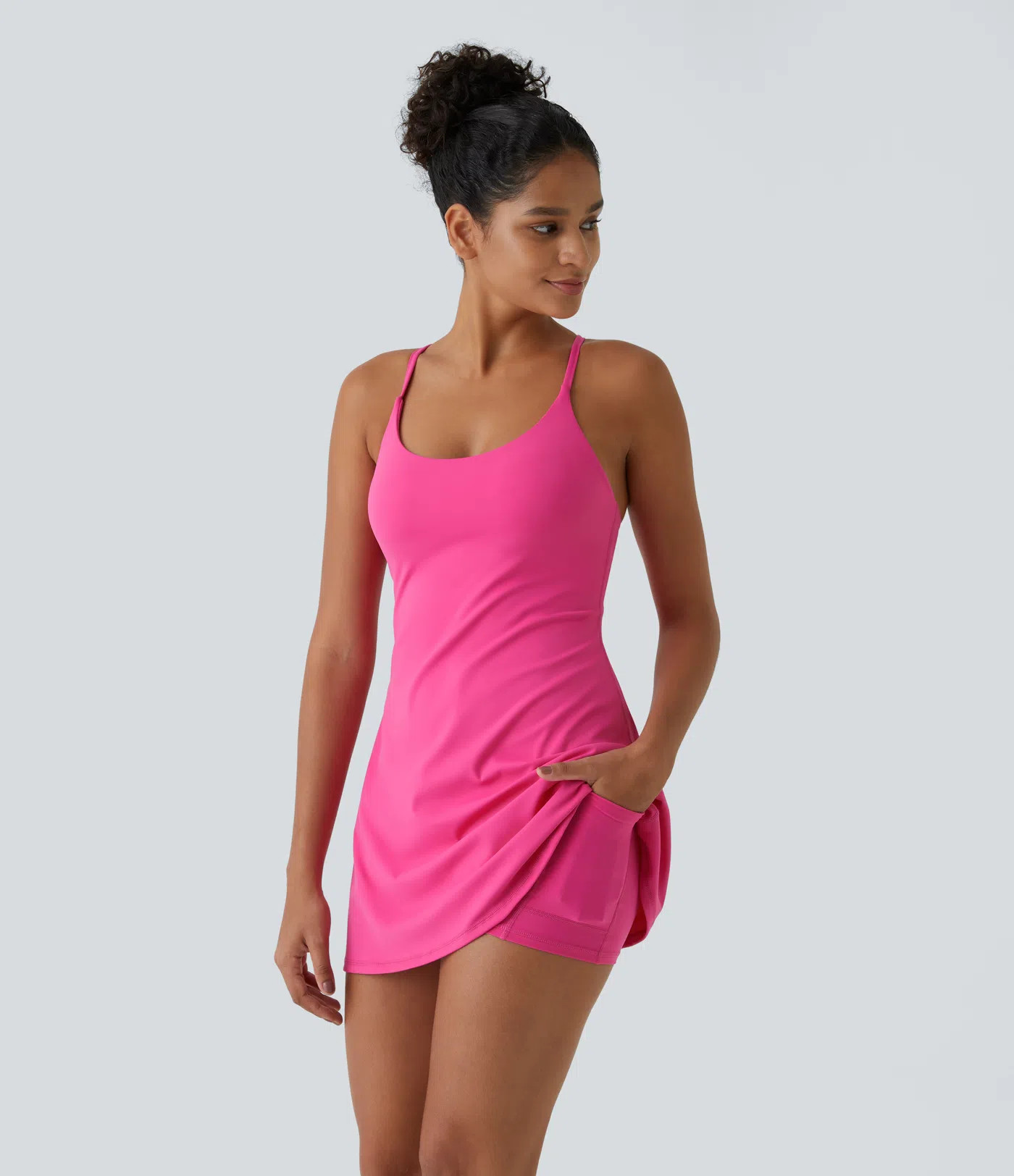 Women’s Softlyzero™ Plush Backless Active Dress - Halara | HALARA