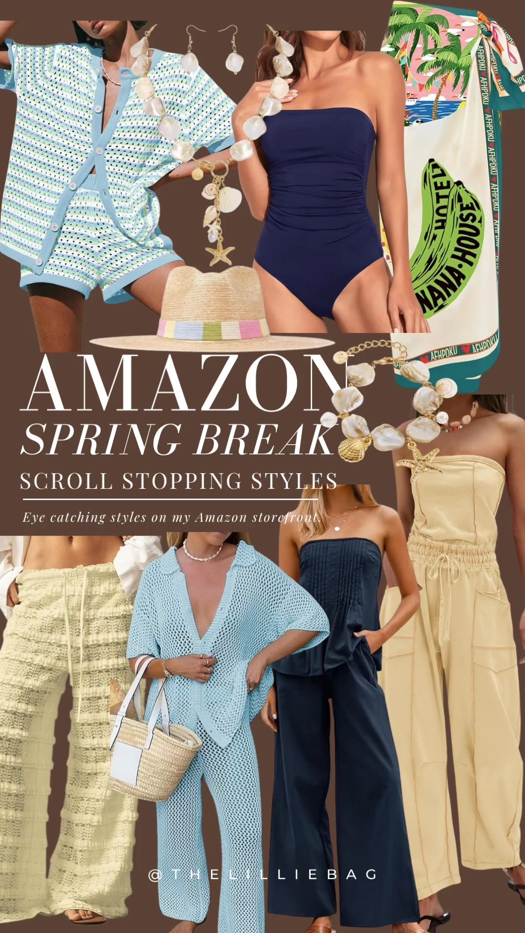 Spring break scroll stopping styles from my Amazon storefront ! 

Pastels. Spring break. Sunglasses. Swimsuit. Tanning lotion. 

#LTKSeasonal #LTKTravel