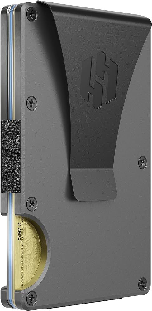 Hayvenhurst Slim Wallet For Men - Front Pocket RFID Blocking Minimalist Wallet For Men - Metal Wa... | Amazon (US)