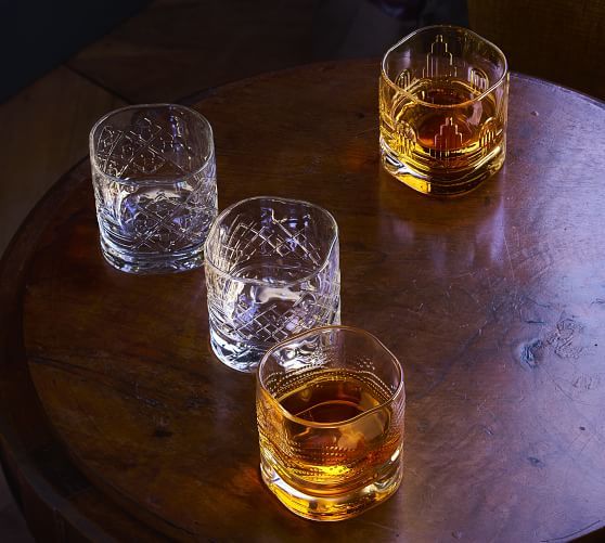 La Rochere Dandy Assorted Whiskey Glasses - Set of 4 | Pottery Barn (US)