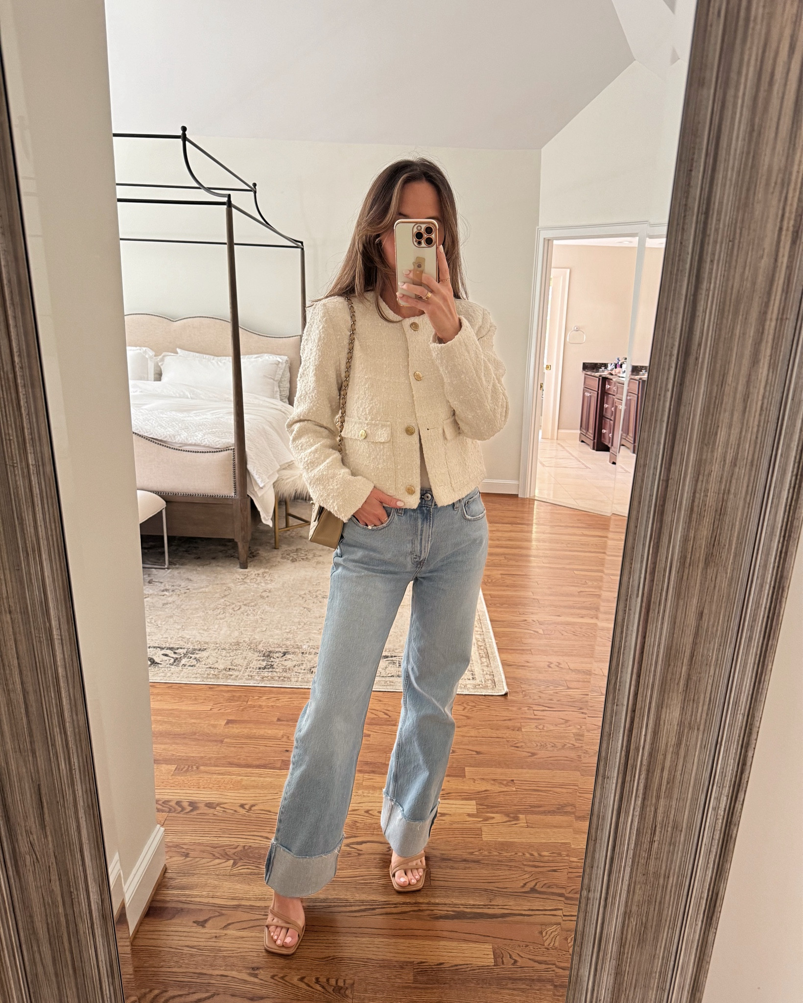 Two ways to style this spring jacket! This has been one of my favorite pieces from the last 2 years, it runs true to size (wearing size S)  

#LTKfindsunder100 #LTKSeasonal