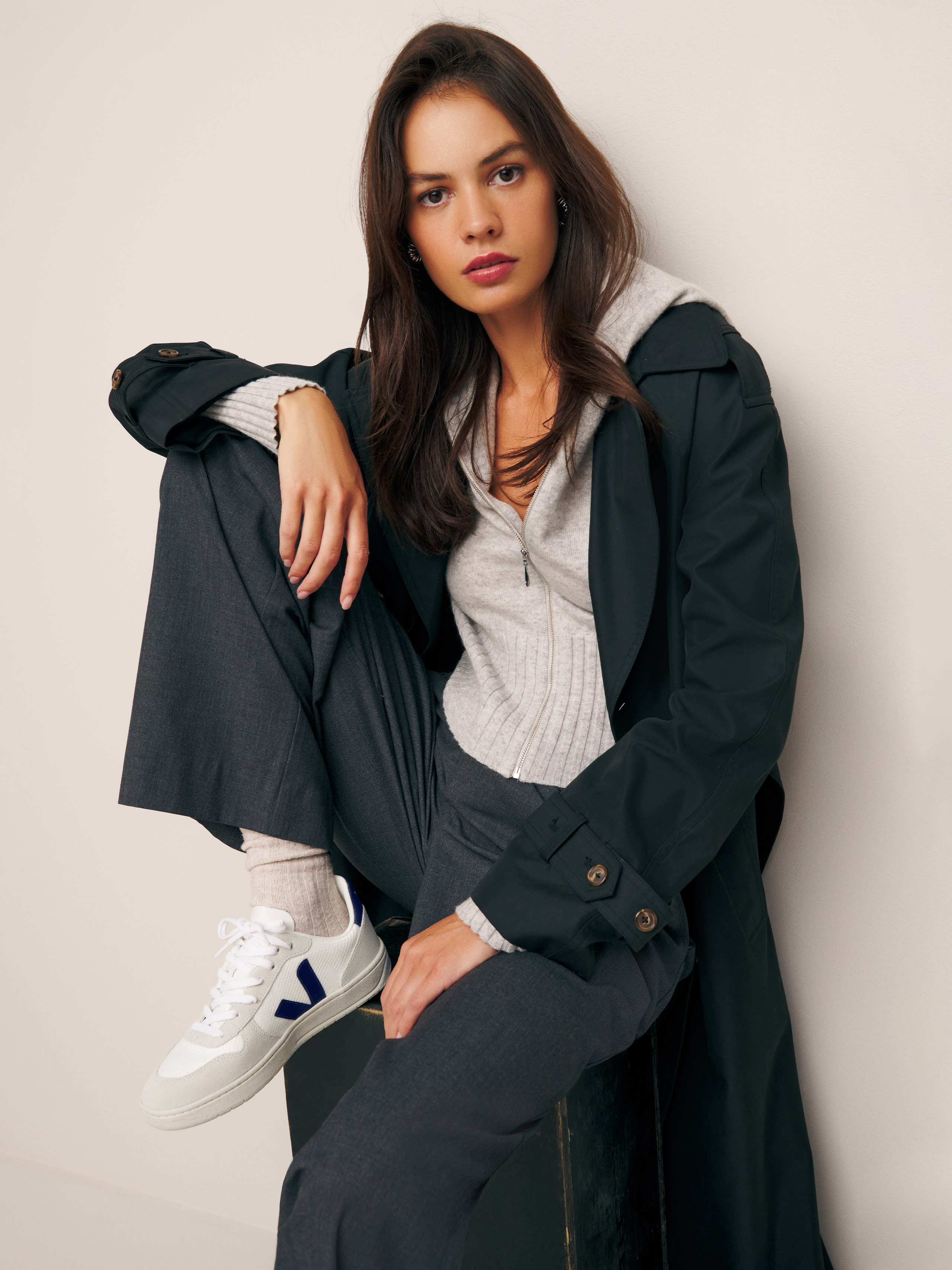 Veja V-10 Leather Sneaker | Reformation (Global)