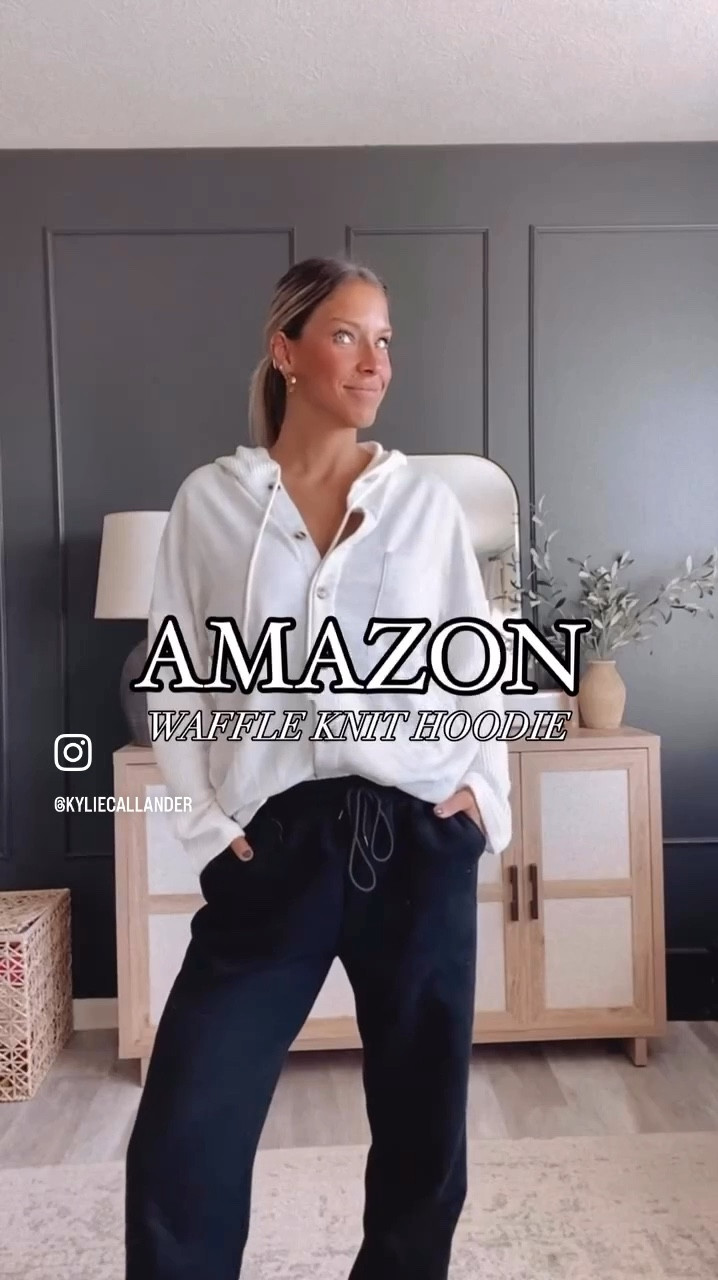 comment • WAFFLE 9º and I will send you this link direct to your messages! The double fabric combo made this one! It's like a two-in-one top doubled from a hoodie to a button down! Super soft + a great wh option!
Waffle Top Dark Grey - M
Waffle Top Light Heather Grey - M
Women's fashion hoodies & sweatshirts, oversized hoodies, button hooded jacket, lightweight, knit long sleeve tops, chest pocket, drawstring, loose fit
#amazoninfluencer #amazoninfluencerprogram #amazoninfluencers #amazonfinds

#LTKFindsUnder50 #LTKSaleAlert #LTKStyleTip