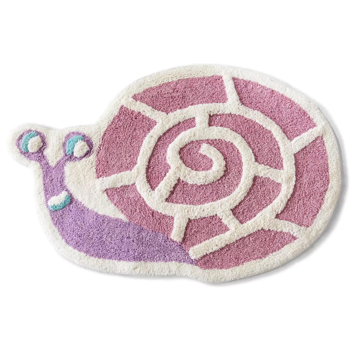 Cotton Tufted Printed Bath Rugs Snail | Target