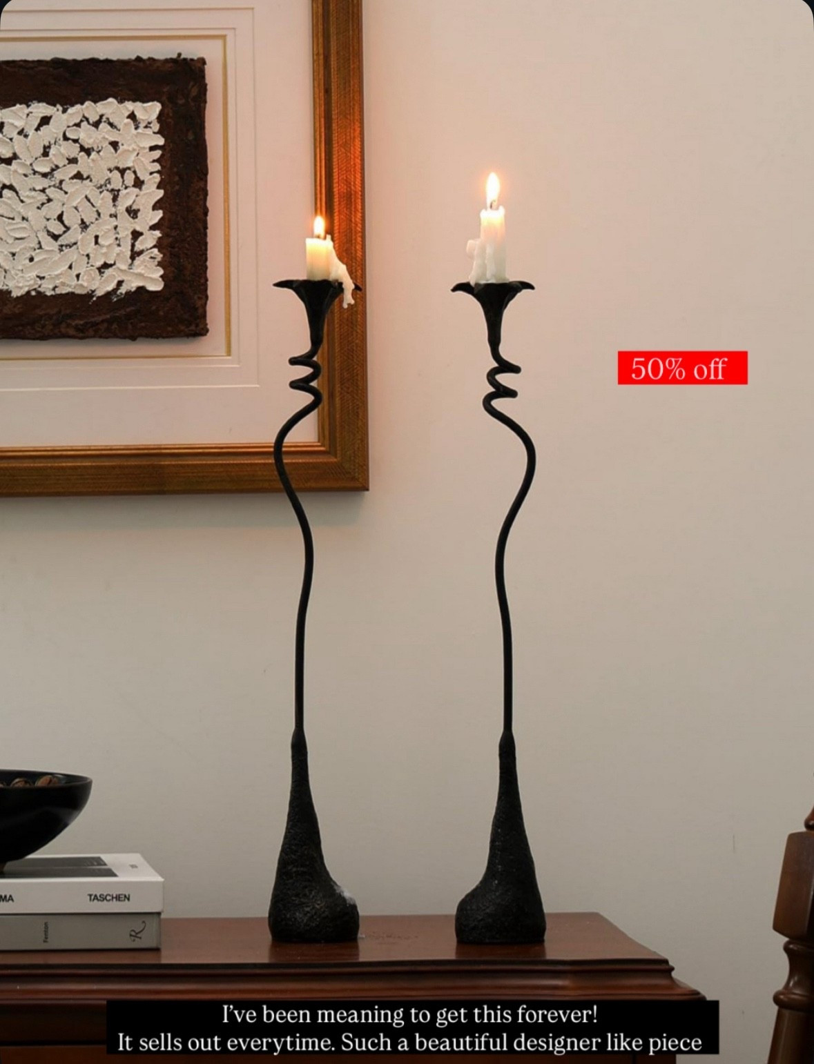 these taper candle holders barely come in stock and are already on sale! I just grabbed mine 😍

#LTKFindsUnder100 #LTKstorytime #LTKHome
