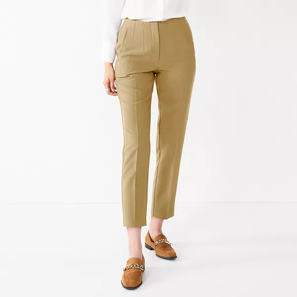 Women's Nine West High-Waisted Tapered Pants | Kohl's