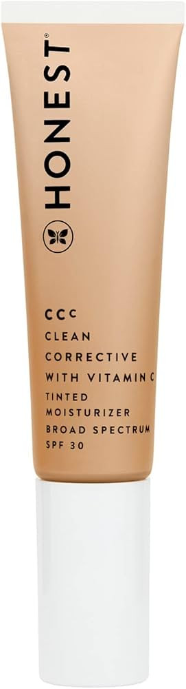 Honest Beauty CCC Clean Corrective with Vitamin C Tinted Moisturizer | Mineral SPF 30 | Vegan + C... | Amazon (US)