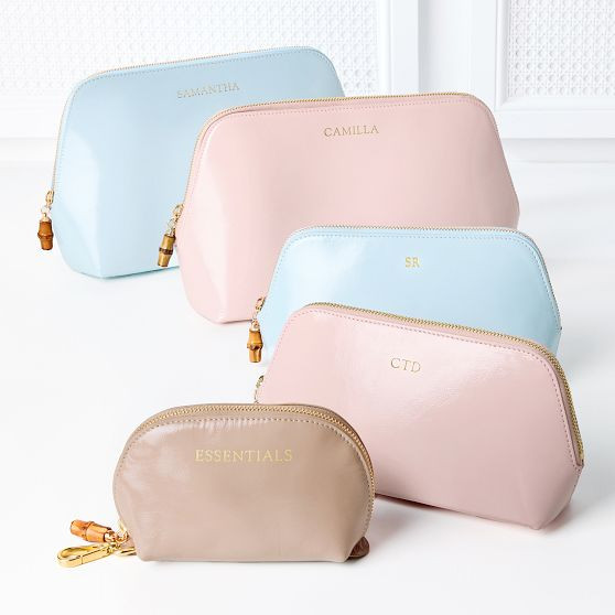 Patent Leather Travel Pouch | Mark and Graham