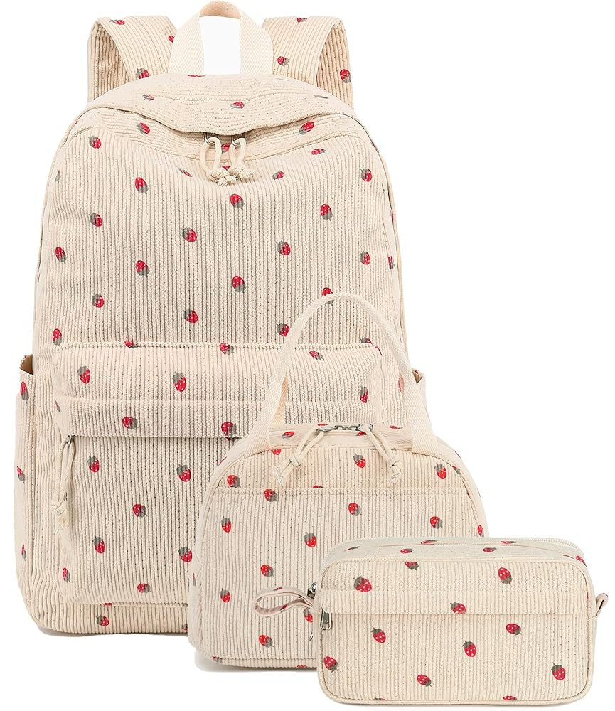 Bluboon School Backpack Set Girls Womens Laptop Bookbag Casual Daypack Fits 15 inch Laptop with L... | Amazon (US)