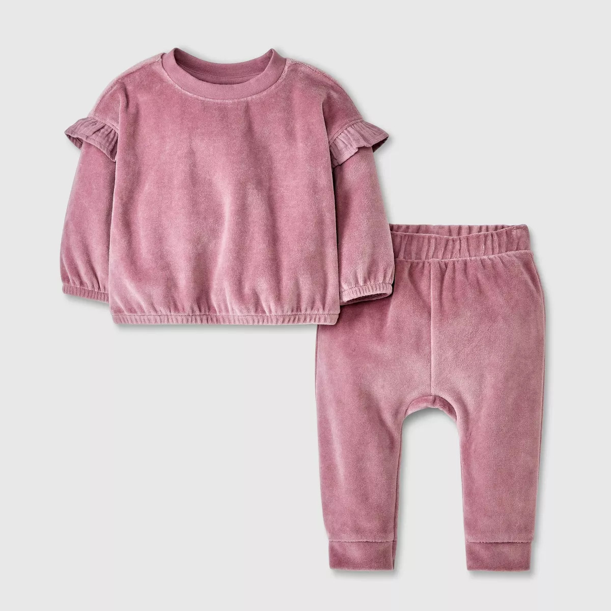 Baby Girls' Velour Top & Bottom Set - Cat & Jack™ | Target