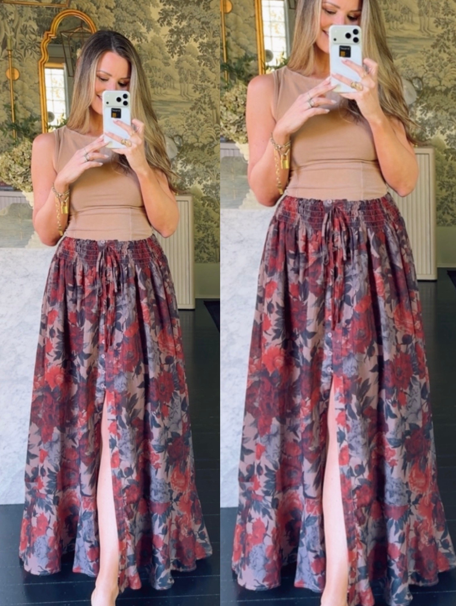 Give me all the MAXI SKIRTS 🤩 

#LTKOver40 #LTKootd #LTKTravel