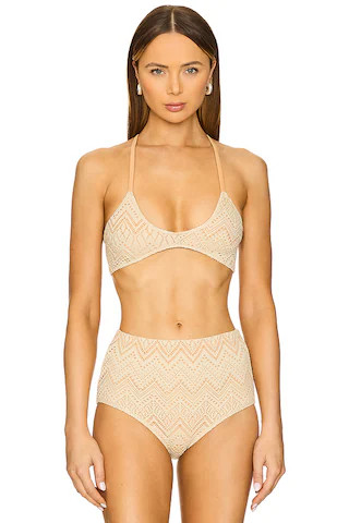 Free People x REVOLVE x free-est Crochet Misty Crop Top in Sand from Revolve.com | Revolve Clothing (Global)