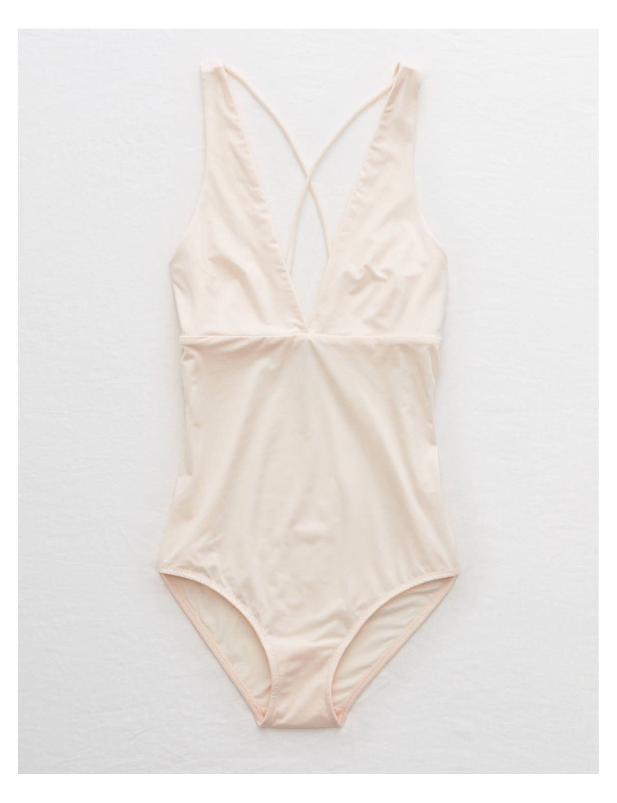 Aerie Sunnie Bodysuit, Vanity Peach | American Eagle Outfitters (US & CA)