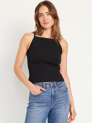 Rib-Knit Cami Tank Top | Old Navy (US)