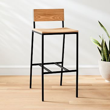 Holler Designs Rolf Stool - Black | West Elm | West Elm (US)