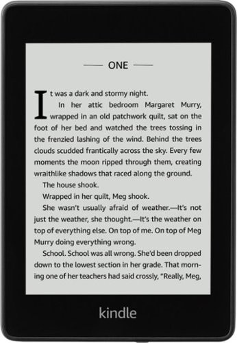 Amazon - Kindle Paperwhite 8GB - Waterproof - Ad-Supported - 2017 - Black | Best Buy U.S.