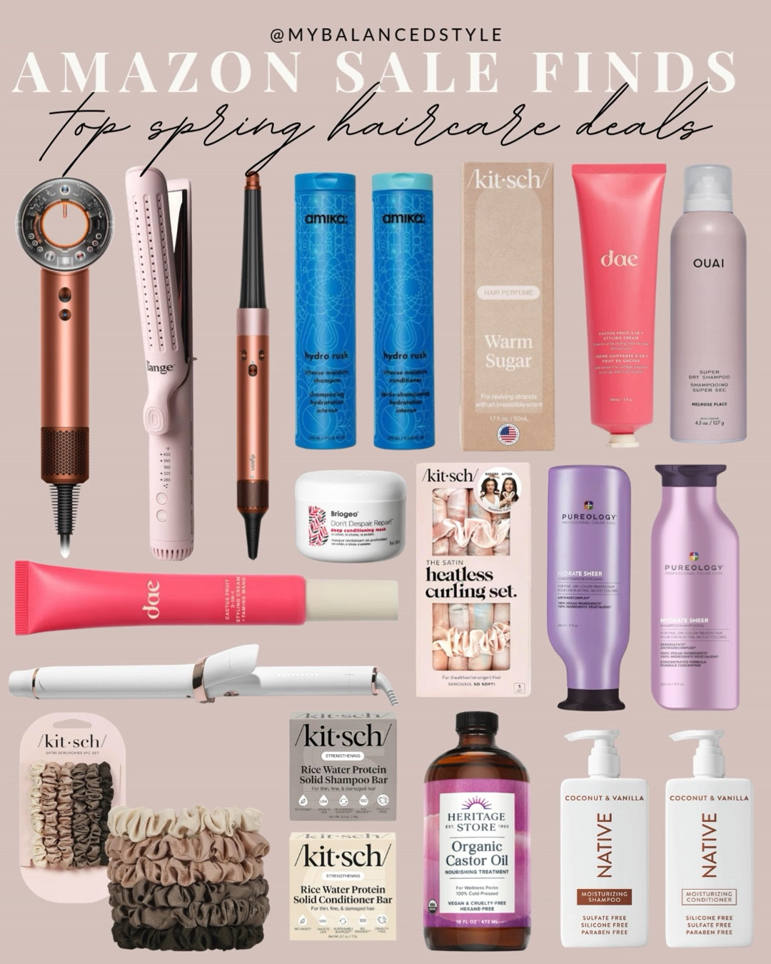 Amazon spring sale haircare and hair tools

haircare routine essentials
shampoo and conditioner sets
deep conditioning hair masks
leave in treatments and serums
heat protectant styling sprays
hair oils for shine and repair
blow dryers and styling tools
curling irons and flat irons
detangling brushes and combs

#LTKSeasonal #LTKBeauty #LTKSaleAlert