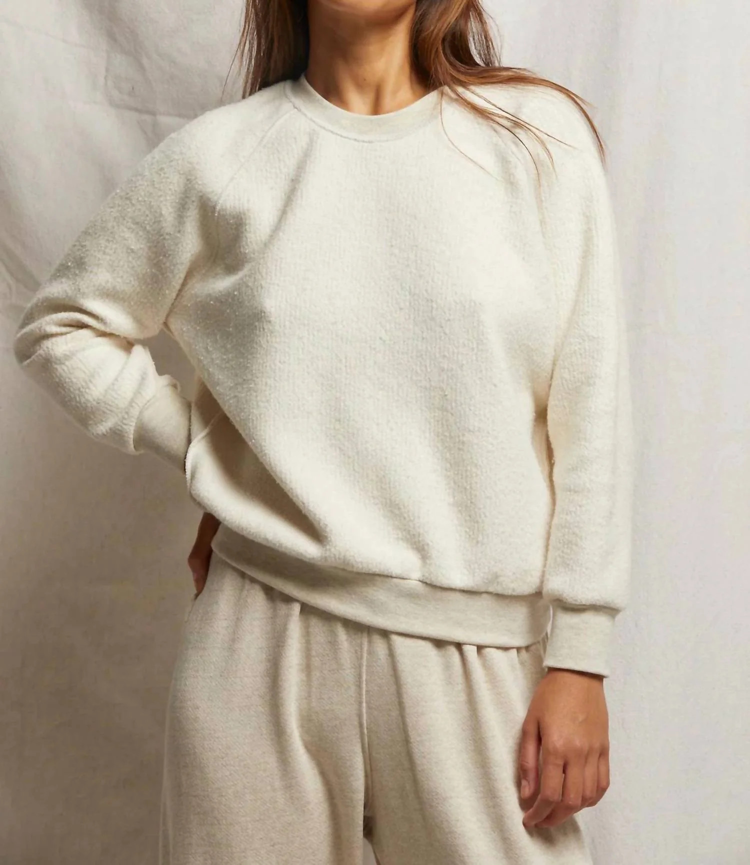 Ziggy Sweatshirt In Oatmeal | Shop Simon