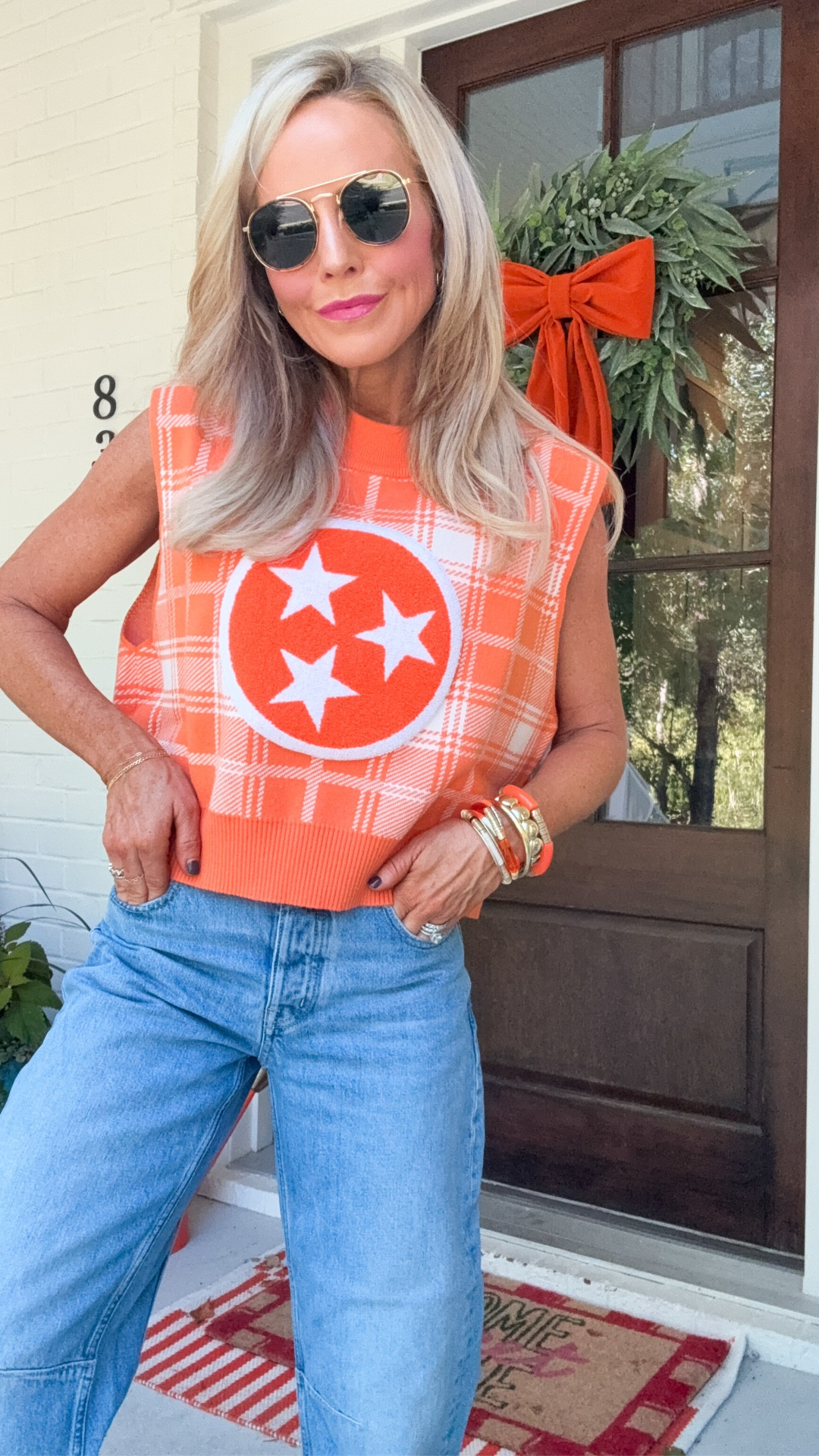 It’s gameday baby!! let’s go VOLS • wearing XS in vest and size 23 in denim || 

#LTKStyleTip #LTKSeasonal