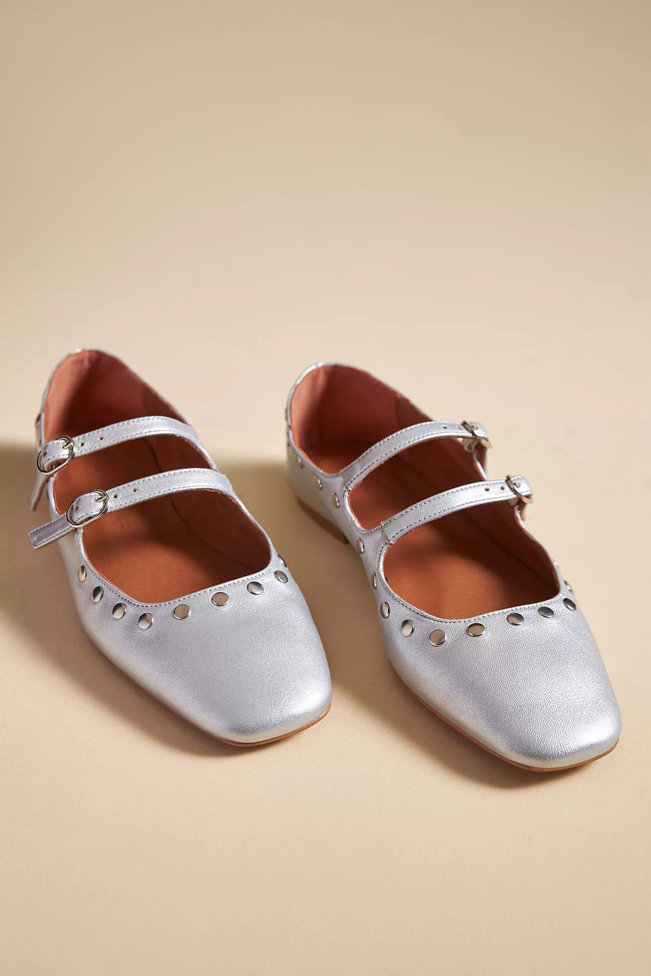 By Anthropologie Studded Mary Jane Flats | Anthropologie (US)
