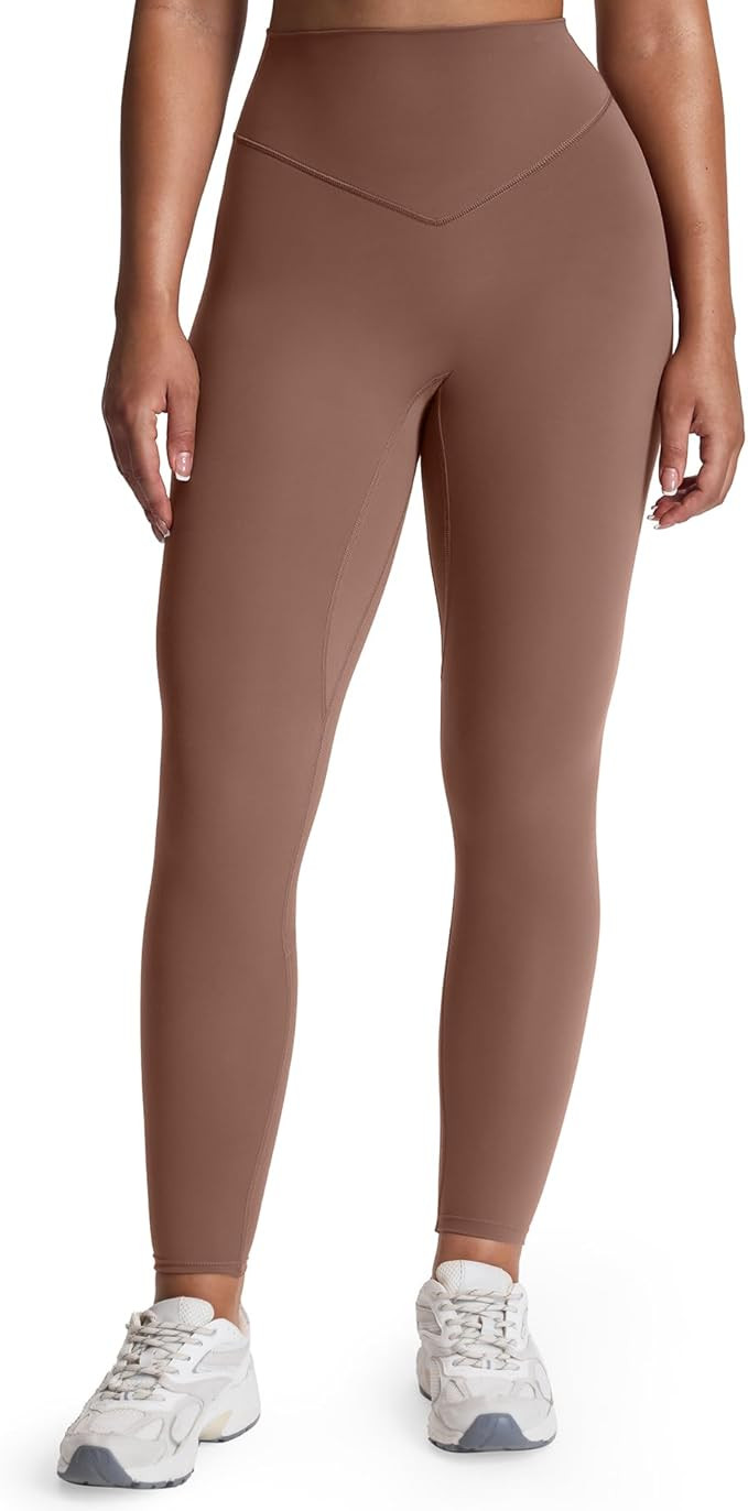 Aoxjox High Waisted Workout Breeze Leggings for Women Tummy Control Buttery Soft Yoga Pants 24"/2... | Amazon (US)