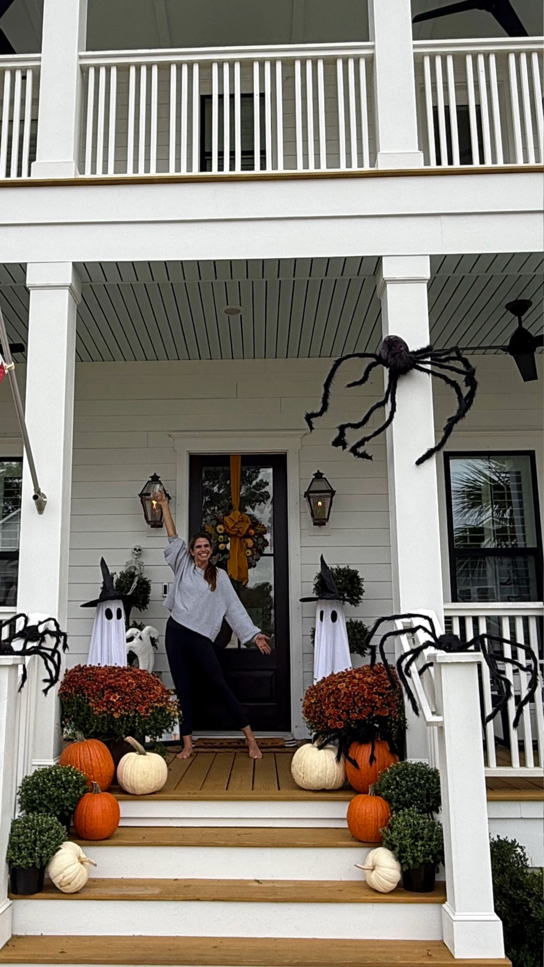 Our Halloween Porch decor