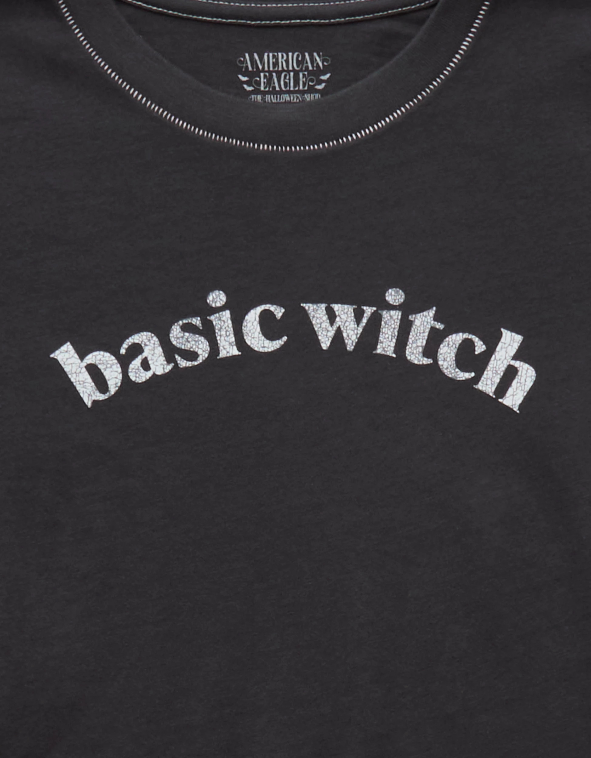 AE Halloween Graphic Shrunken T-Shirt | American Eagle Outfitters (US & CA)