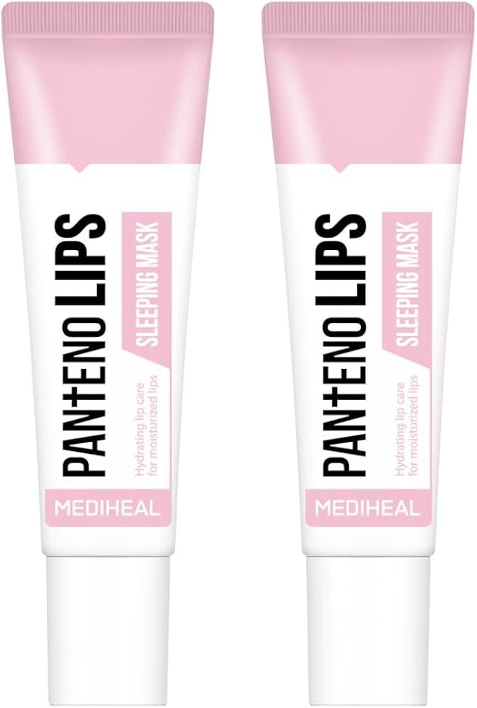 MEDIHEAL Pantenolips Sleeping Mask 2 Pack Light-weighted Colorless Gel Type - Panthenol, Shea But... | Amazon (US)