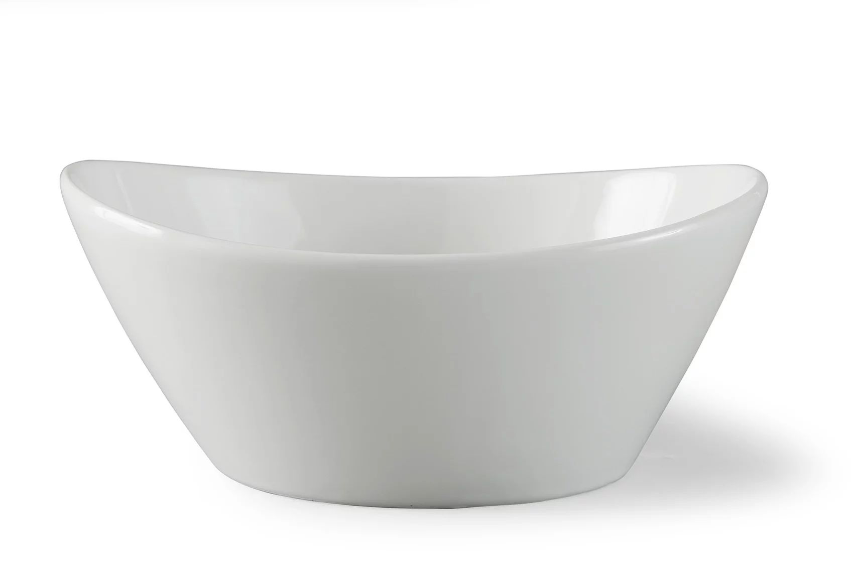 Better Homes & Gardens White Porcelain Wavy Serve Bowl | Walmart (US)