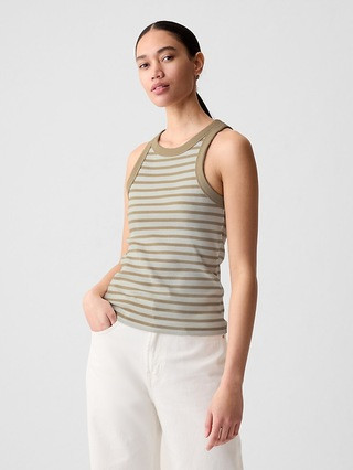 Modern Rib Halter Tank Top | Gap (US)