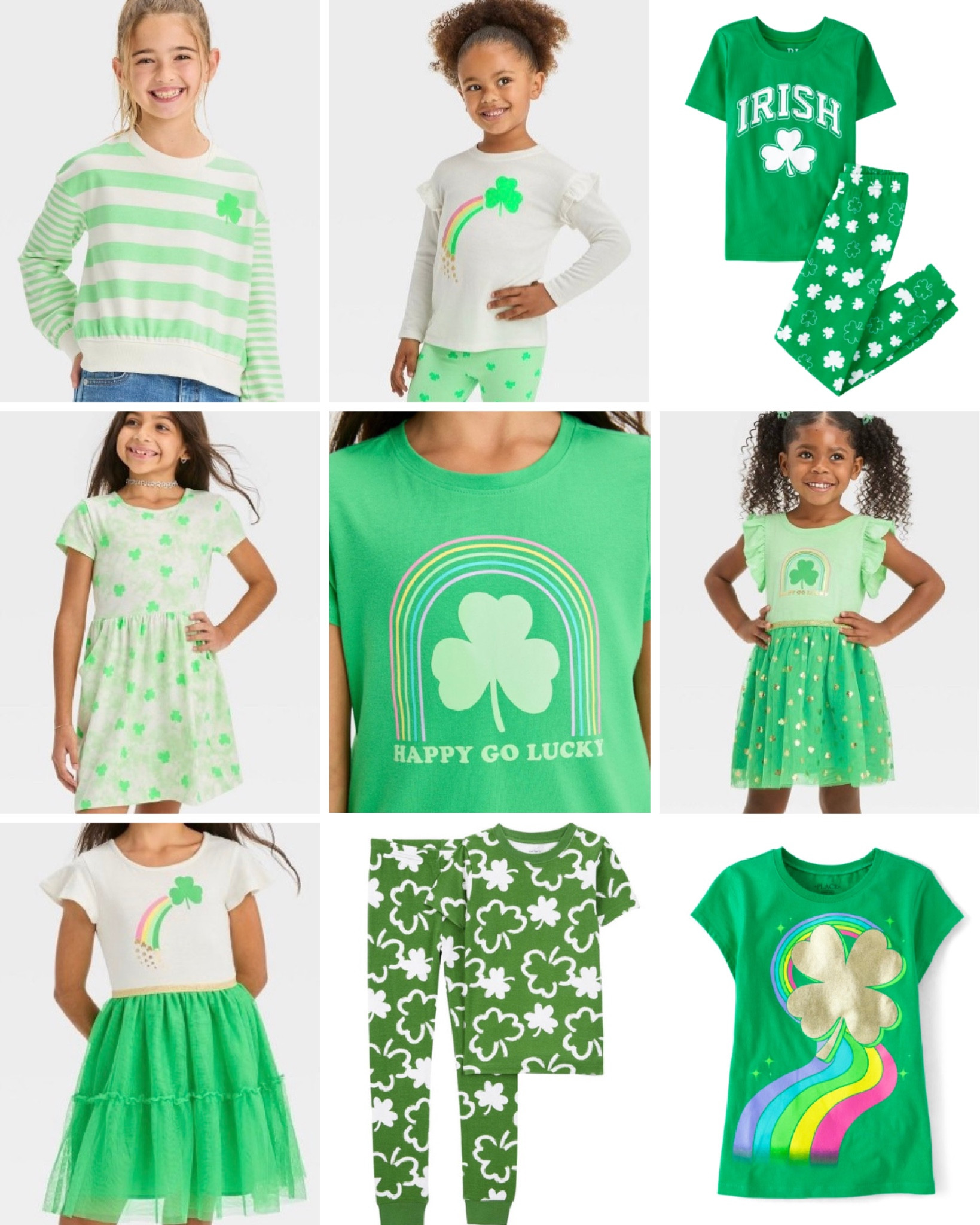 St. Patrick’s Day clothes for kids 🍀

St. Patrick’s Day children’s outfits 
St. Patrick’s Day dresses
St. Patrick’s Day shirts
St. Patrick’s Day pajamas 



#LTKkids #LTKsalealert #LTKfamily