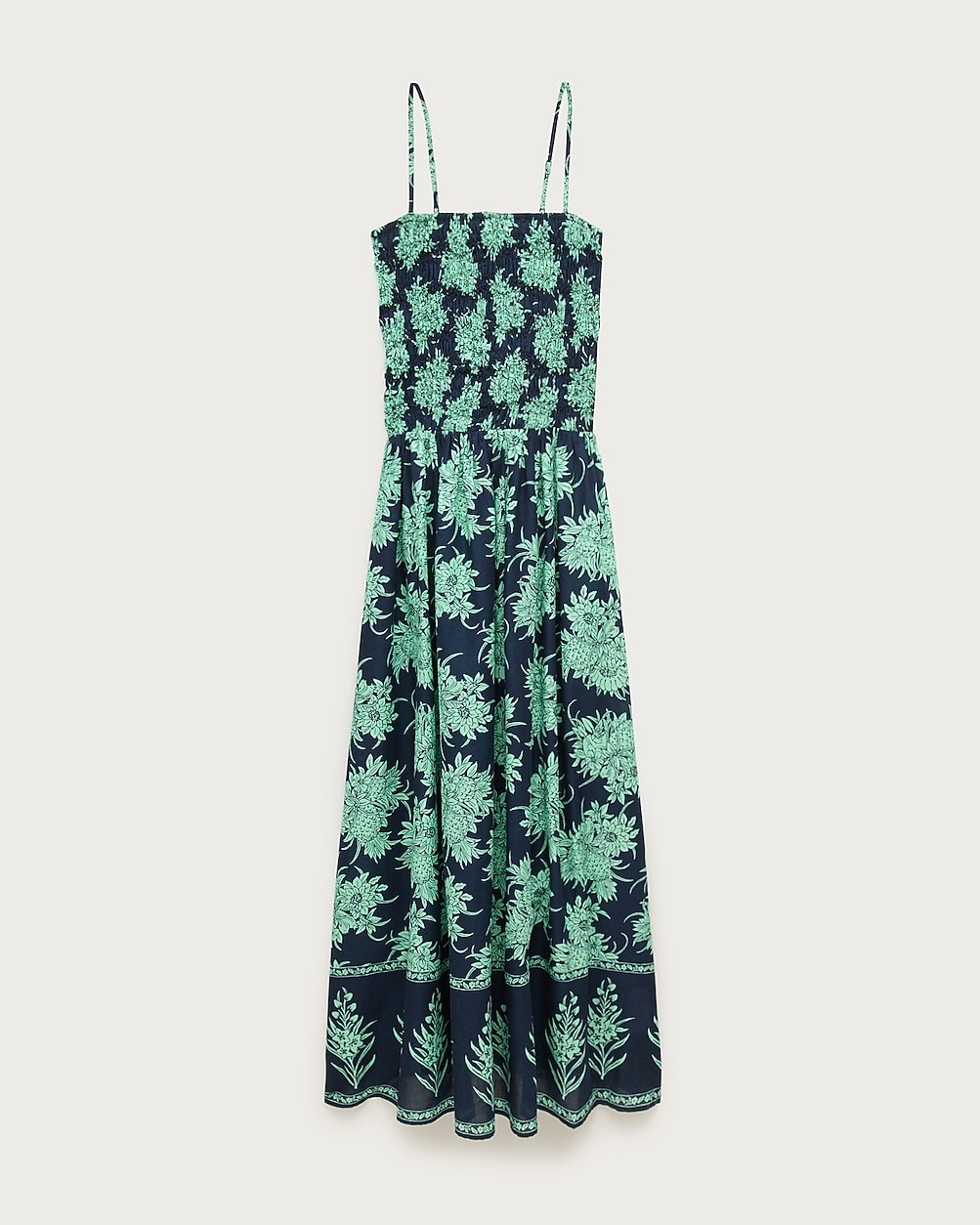 Wave maxi dress in pineapple-print cotton voile | J. Crew US