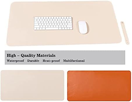 Dual Sided Leather Desk Pad,PU Desk mat,Waterproof Desk Protector ,Desk Mouse Pad for Office/Home... | Amazon (US)