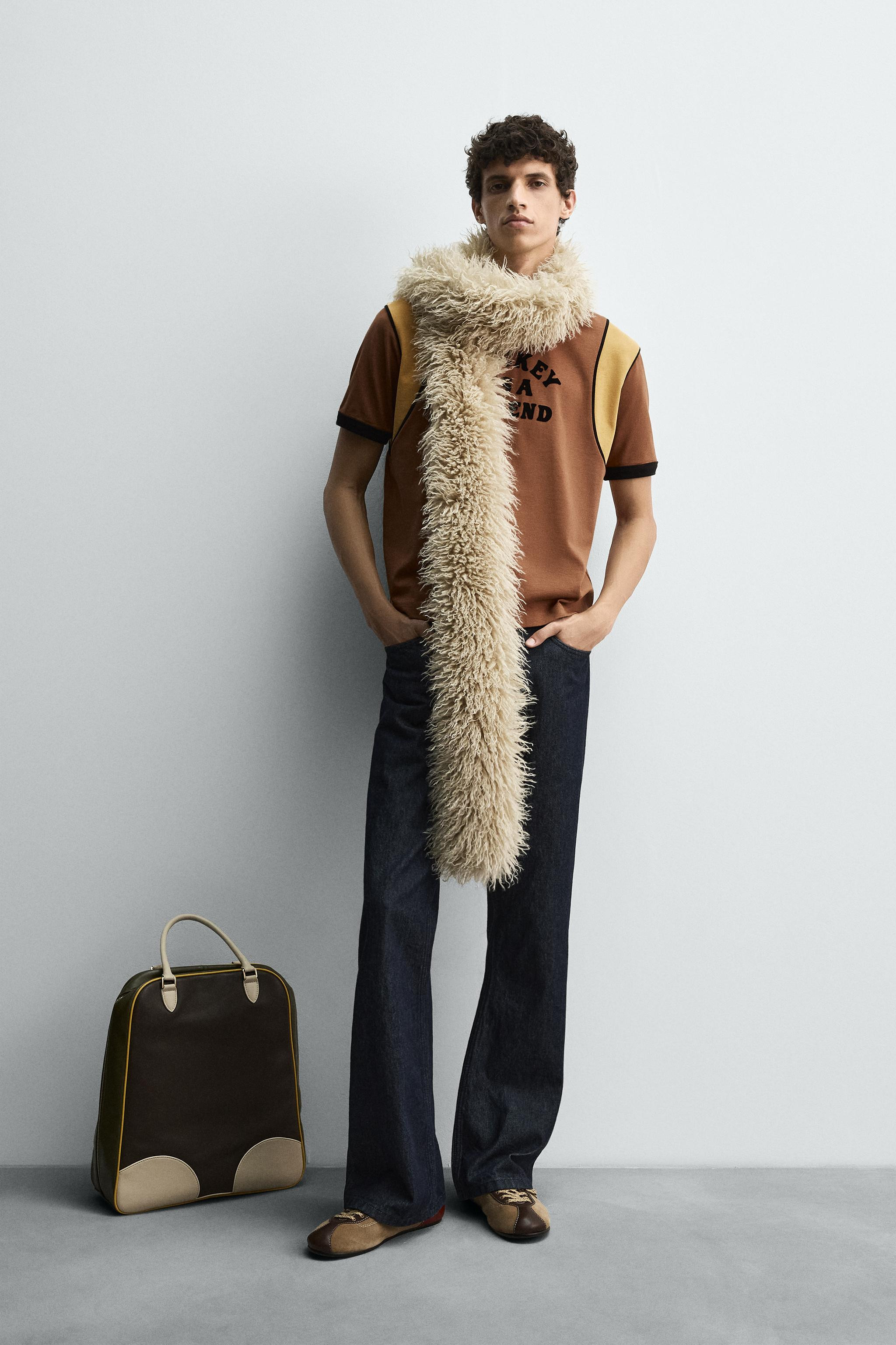 HARRY LAMBERT FOR ZARA X DISNEY CONTRAST TEXT T-SHIRT | Zara US