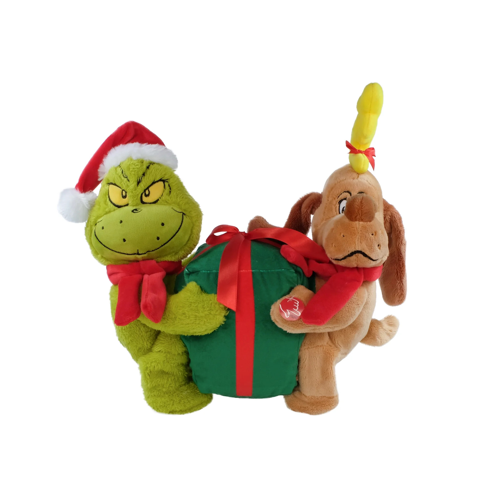 Grinch and Max Animated Plush, Requires 3 AA Batteries, by Ruz | Walmart (US)