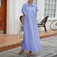 Button Front Raglan Sleeve Shirt Dress | SHEIN