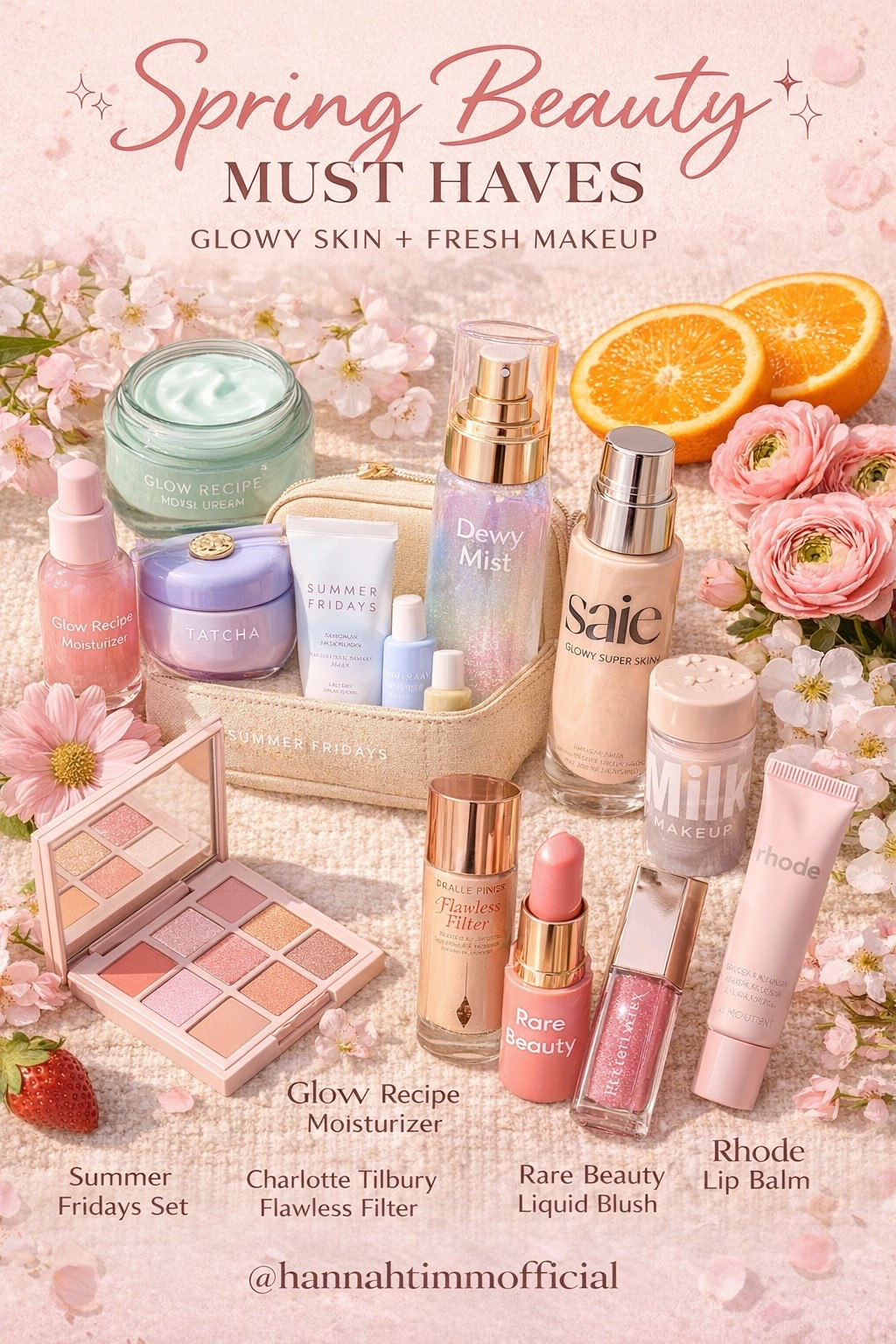 Spring makeup, but make it soft glow and effortless polish.

Less is more as the weather starts to heat up. Focus on hydration, spf products and brightening and glow serums. 

#skincare #springreset 

#LTKBeauty #LTKselfcare