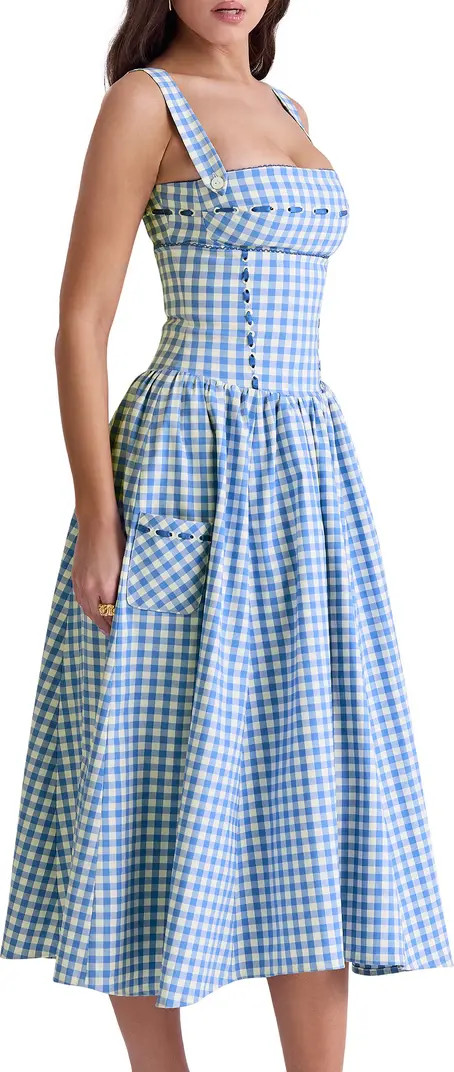 HOUSE OF CB Vivien Midi Sundress | Nordstrom | Nordstrom