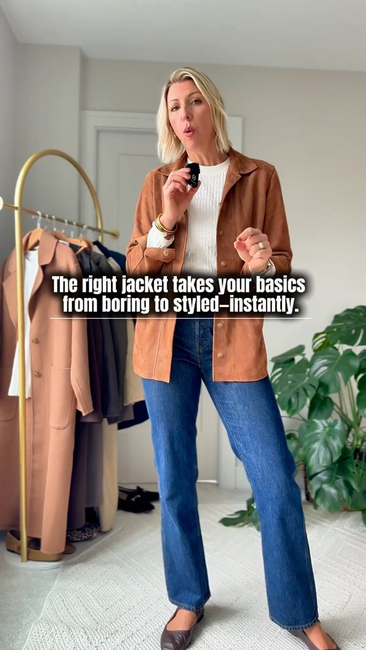 Building an intentional wardrobe starts with the right third pieces.
Each of these jackets adds instant polish and personality—so you can feel confident, stylish, and pulled together every single day this season.

Each of these jackets earns its place in your closet because it works—style and function, in one.
Shop my Jacket Guide everything you need to choose your perfect fit this season. 🍂


#LTKOver40 #LTKStyleTip #LTKSeasonal