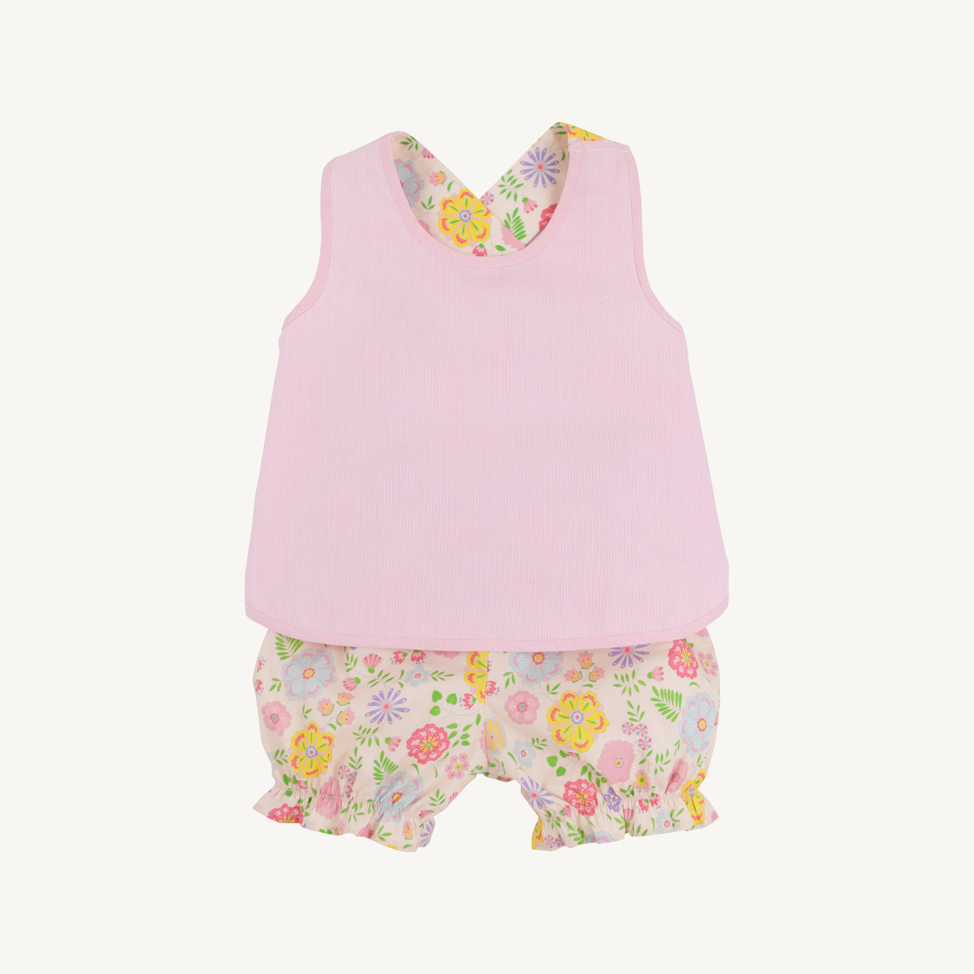 Color
      
      Boca Grande Begonia with Hamptons Hot Pink Pique Stripe | The Beaufort Bonnet Company