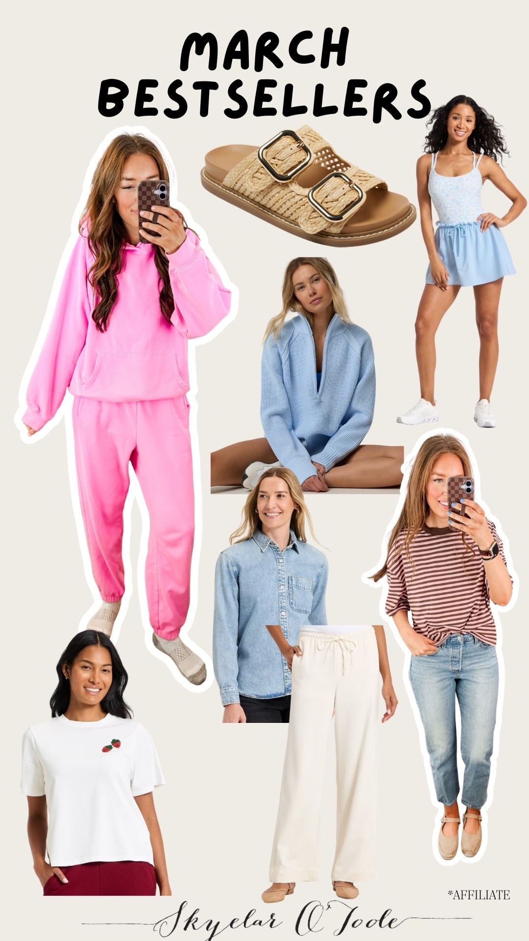 March Bestsellers!! 


Pullover / sweat set / sweatshirt / joggers / denim top / striped tee / spring outfits / activewear dress / sandals / spring / summer / aritzia pants / linen pants 

#LTKootd #LTKmomlife #LTKdayinmylife