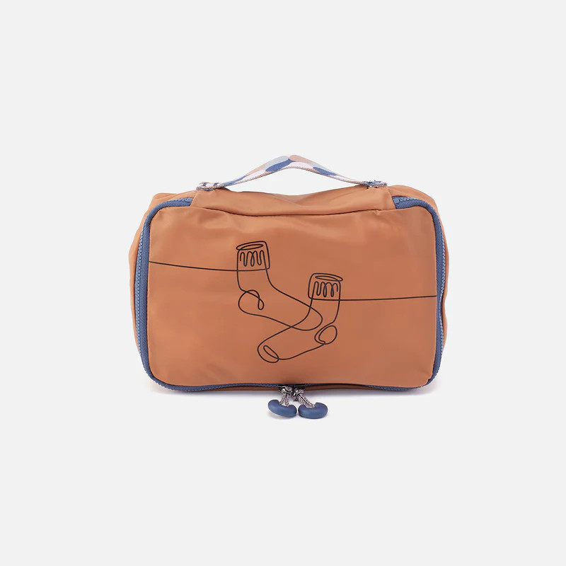 SET TO GO Packing Cube Small in CaRefiber recycled nylon - Dune | HOBO Bags