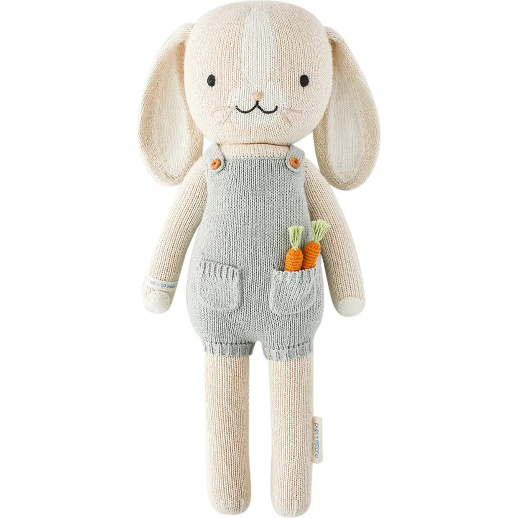 cuddle+kind cuddle + kind Henry the Bunny Stuff Animal in Blue at Nordstrom | Nordstrom