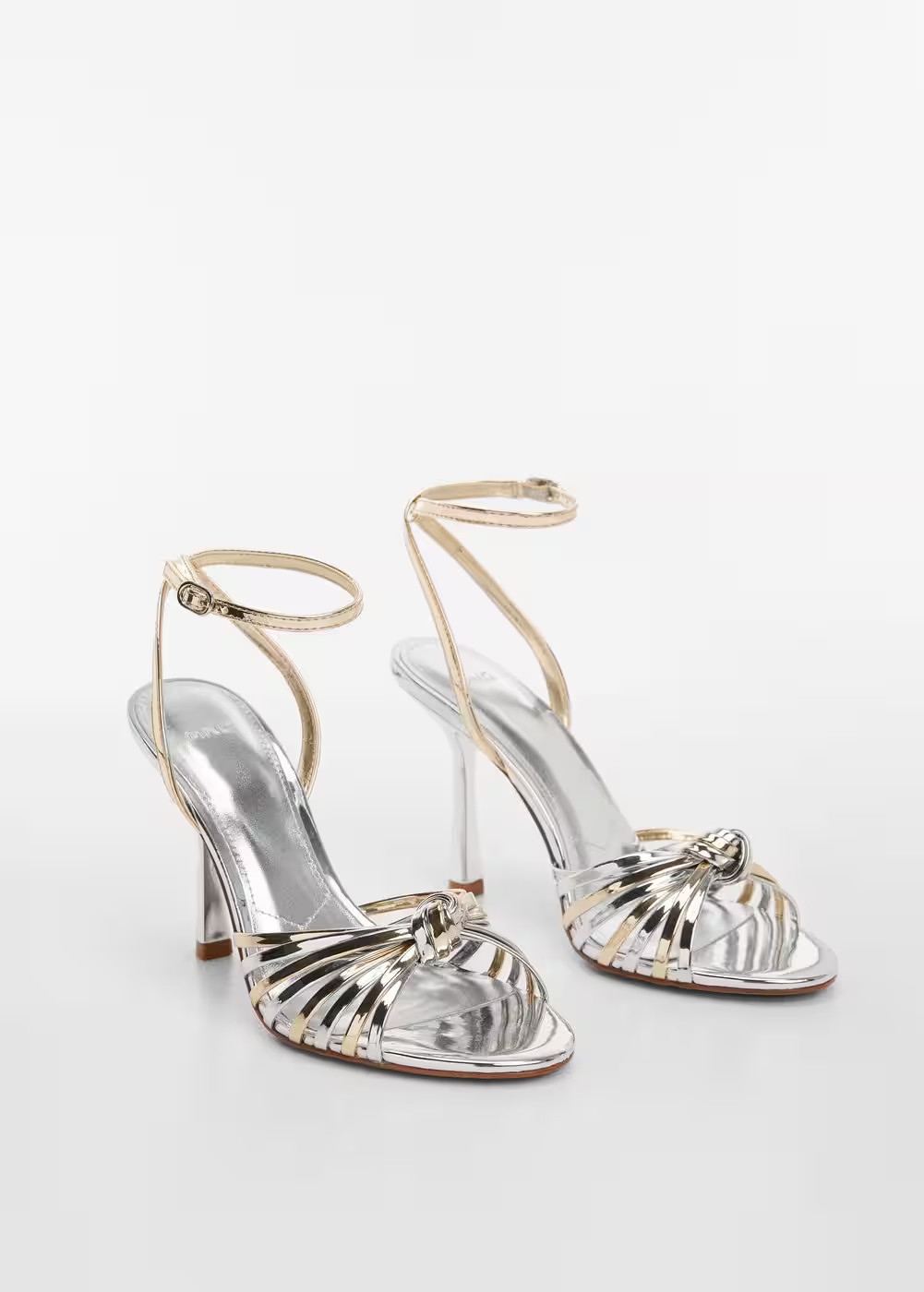 Strappy heeled sandals | MANGO (US)