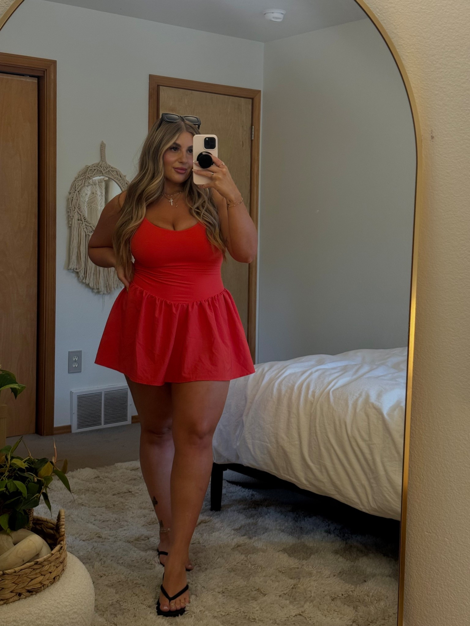 Size down in the dress and tts in crocs  🥰
